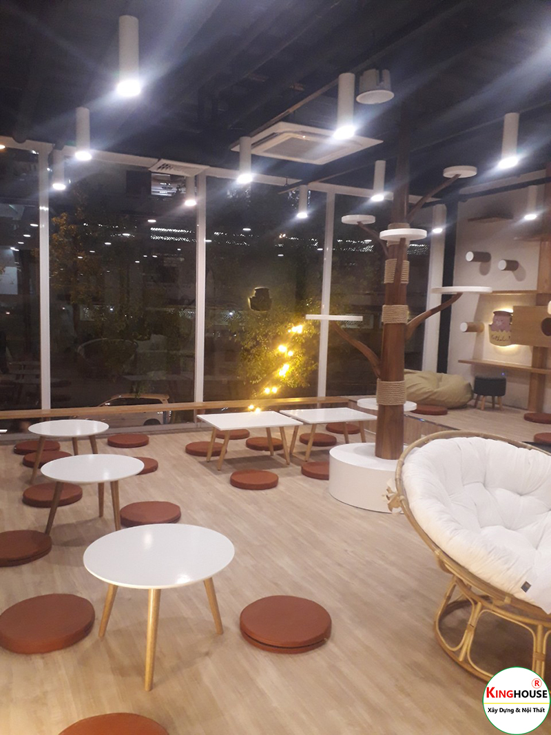 Kinghouse thiết kế thi công quán cafe quận 4 Linh Ngọc Đàm