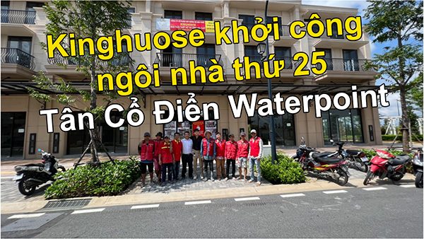 Kinghouse Tiep Tuc Khoi Cong Ngoi Nha Thu 25 Shophouse Tan Co Dien Aquaria Waterpoint
